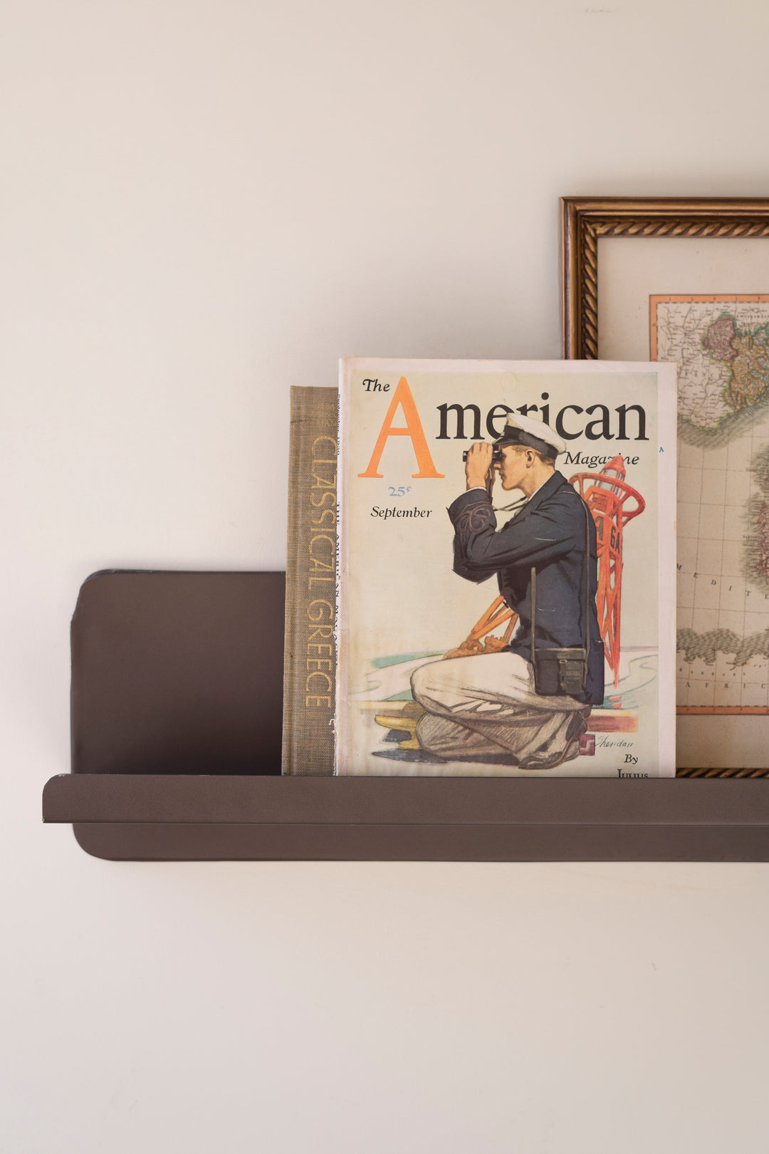 Antique Bronze Wall Shelf