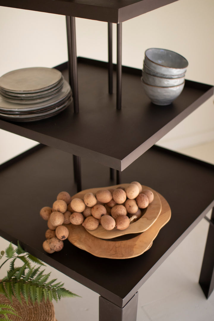 Four-Tiered Square Metal Store Display