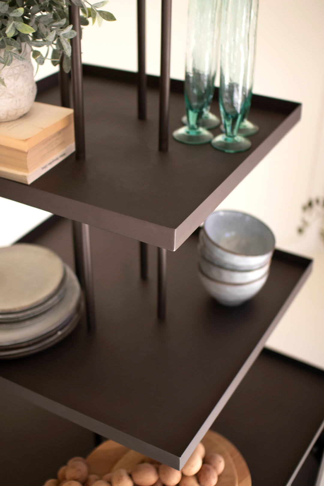 Four-Tiered Square Metal Store Display