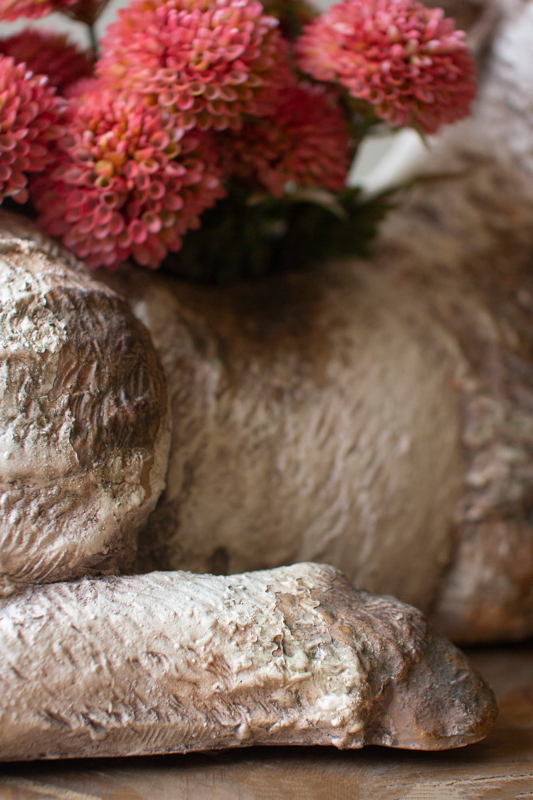 Faux Concrete Sheep Planter