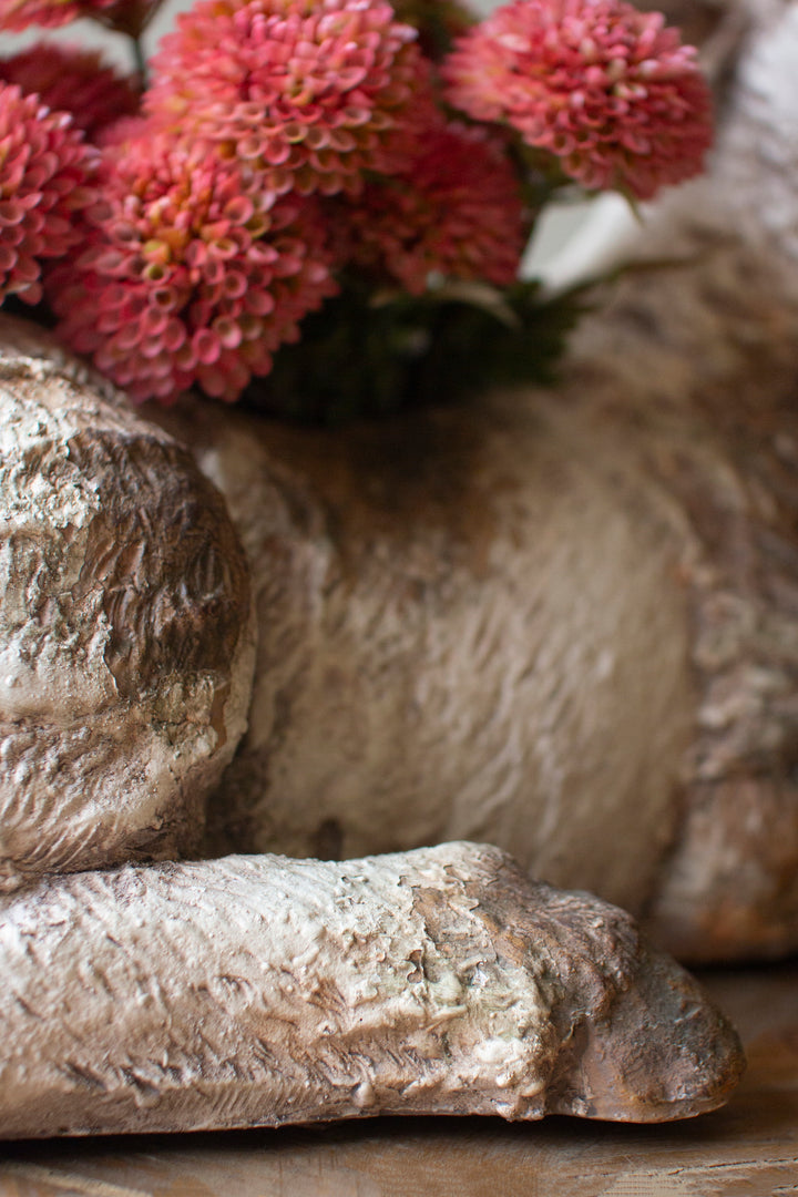 Faux Concrete Sheep Planter