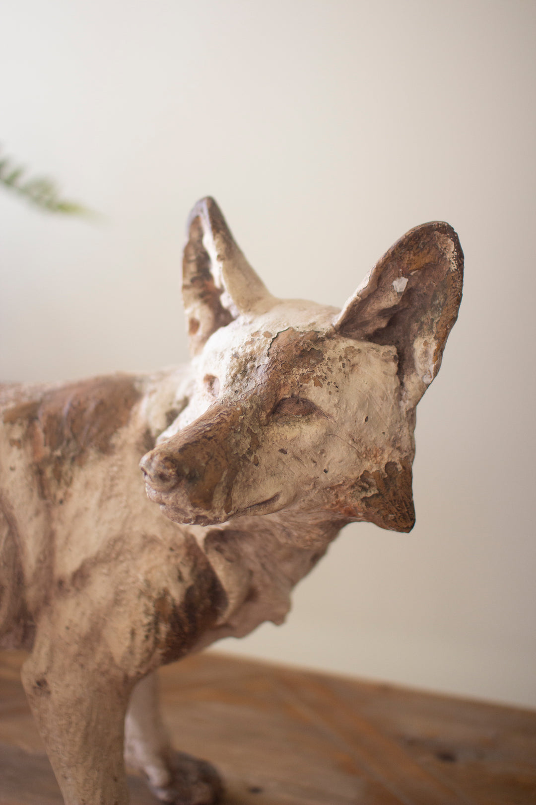 Faux Concrete Fox