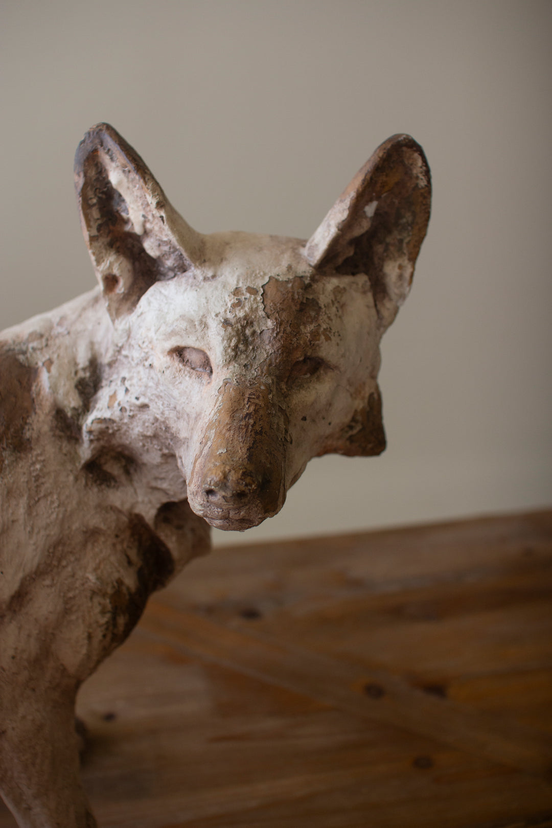 Faux Concrete Fox