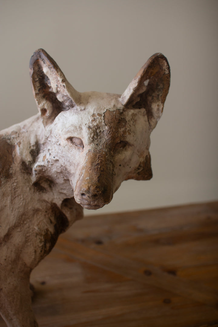 Faux Concrete Fox