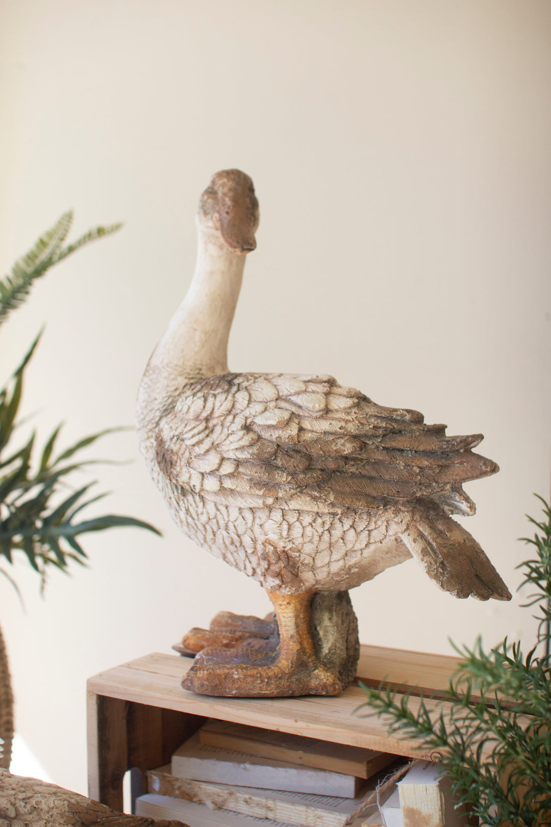 Faux Concrete Duck / Head Up