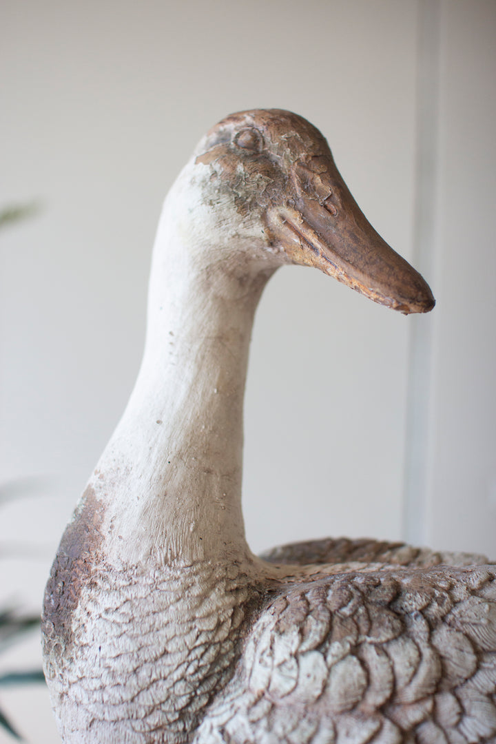 Faux Concrete Duck / Head Up