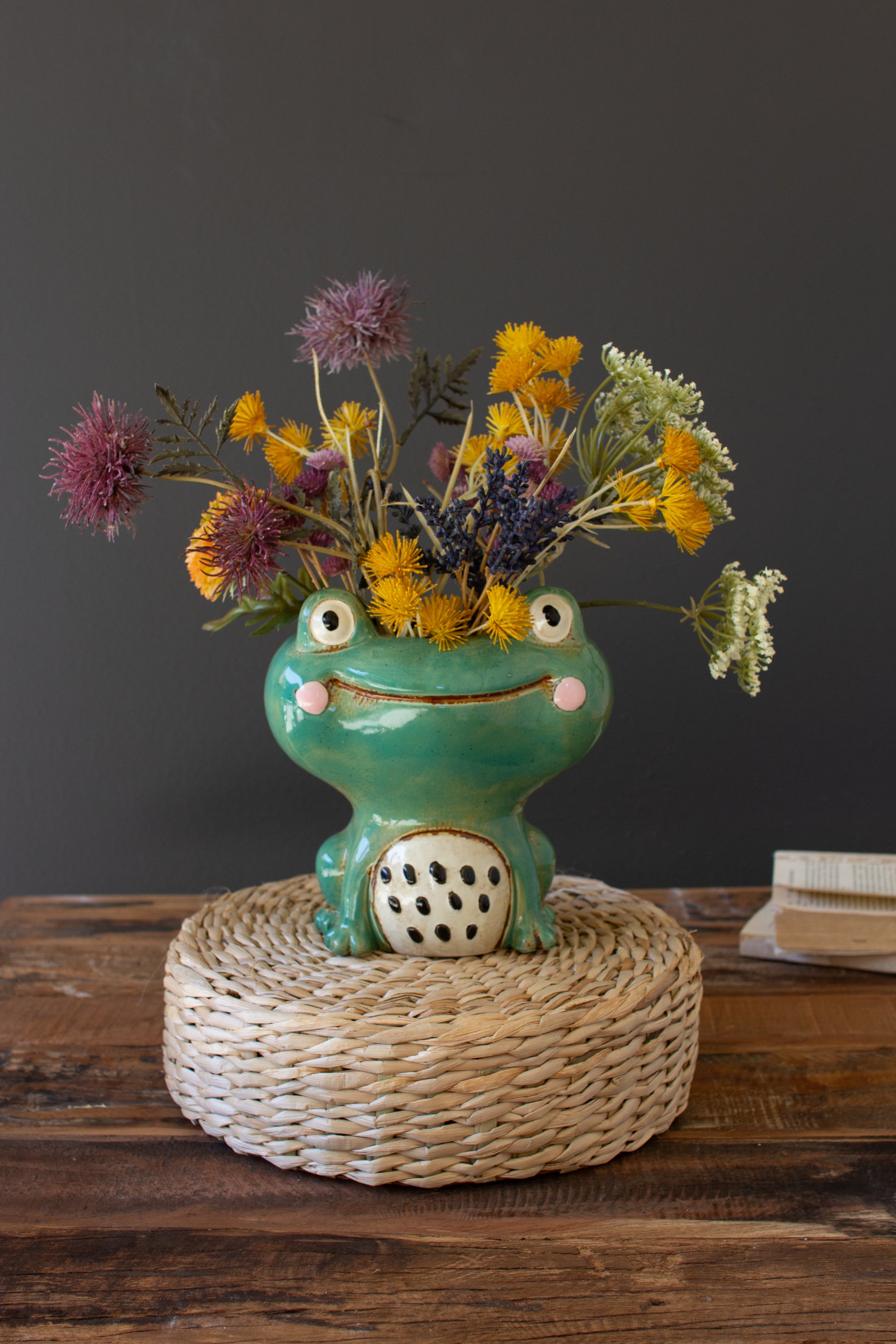 Ceramic Frog Planter - Thumbnail 5