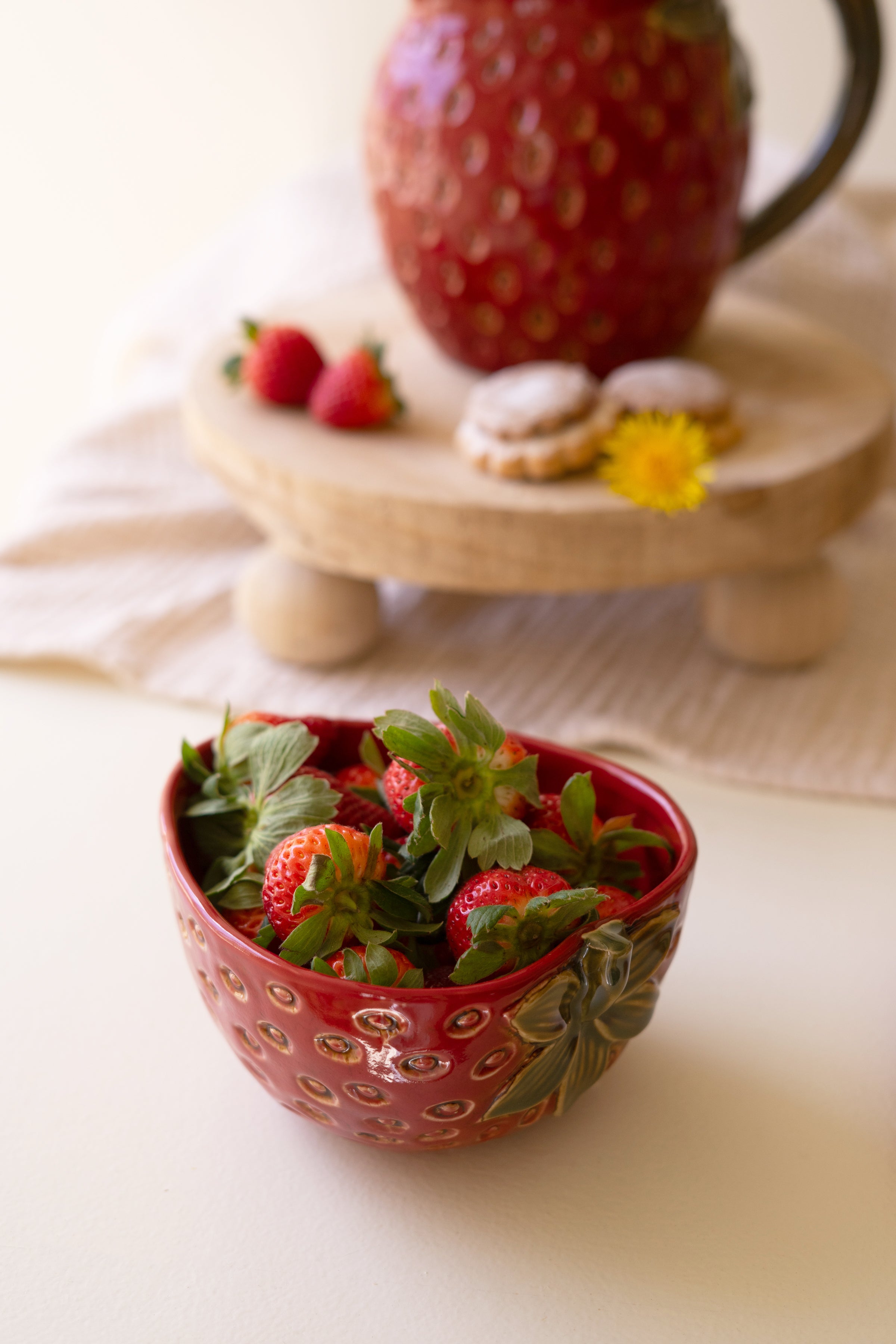 Ceramic Strawberry Bowl - Thumbnail 3