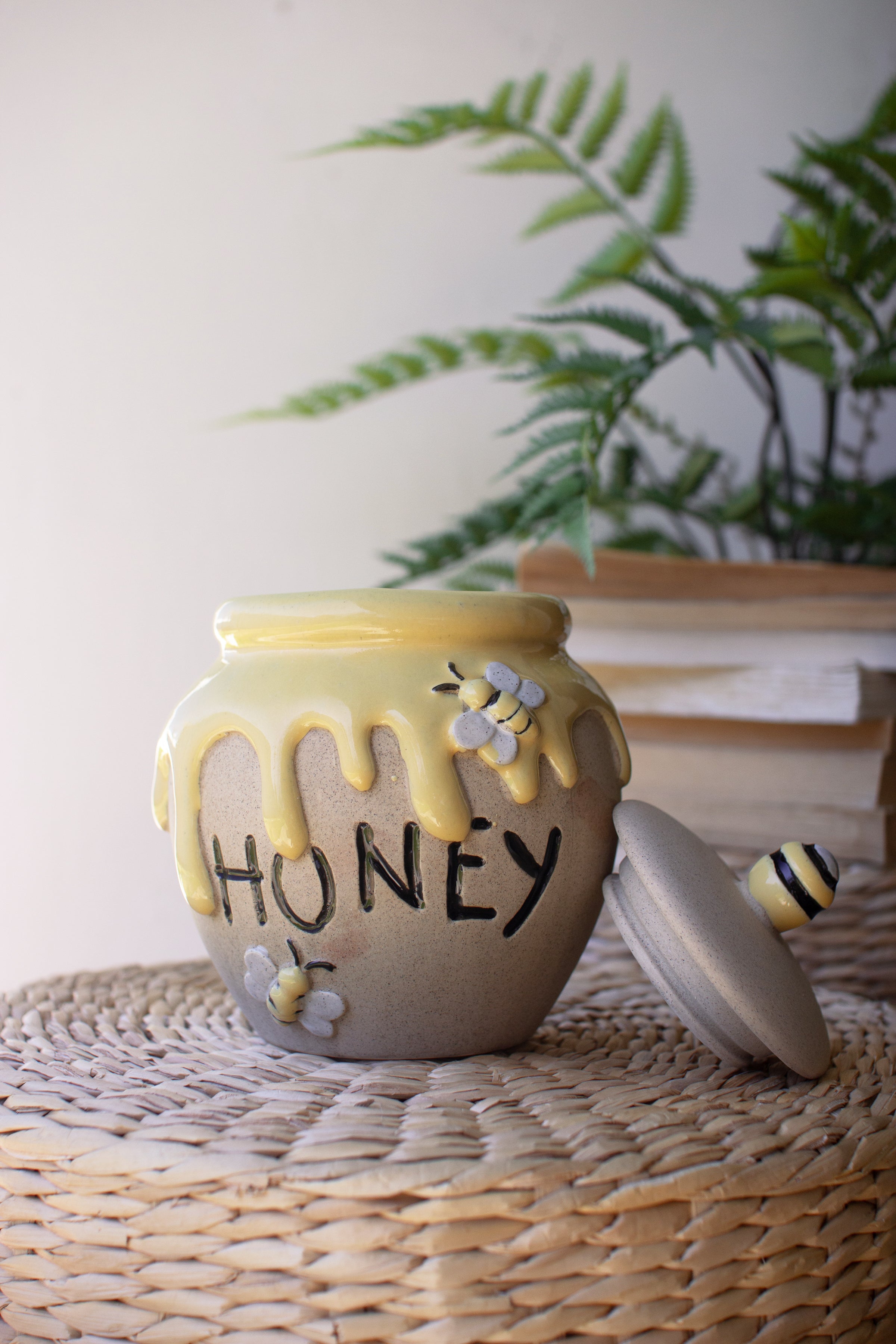 Ceramic Honey Jar