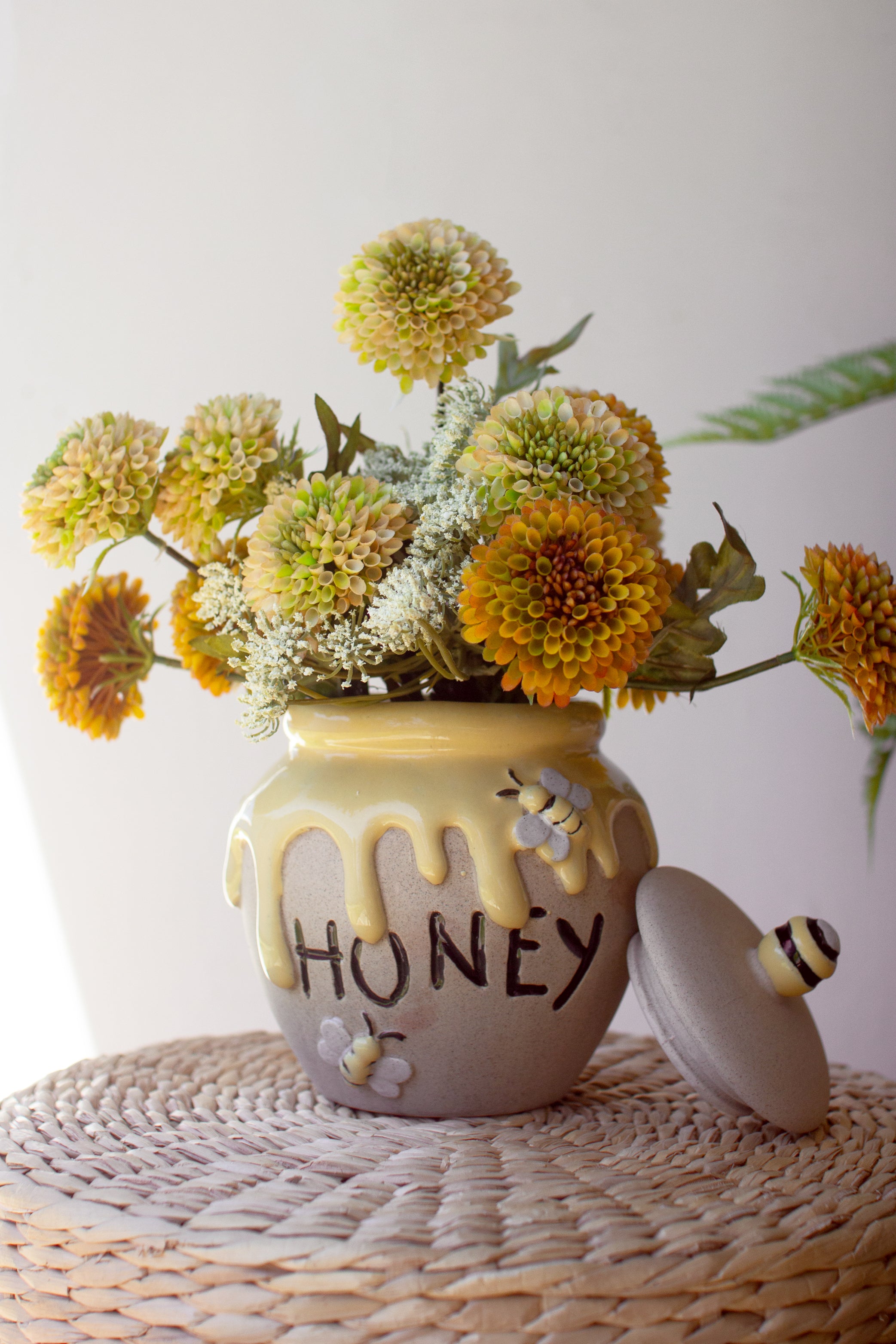 Ceramic Honey Jar - Thumbnail 4