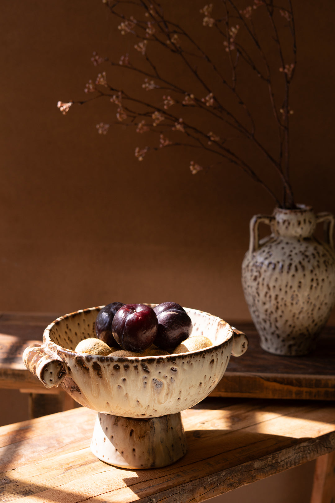 Rustic Ceramic Compote