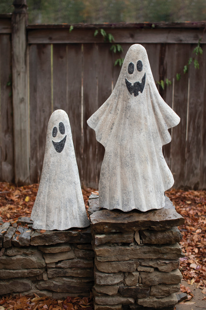 Set Of Two Metal Ghosts