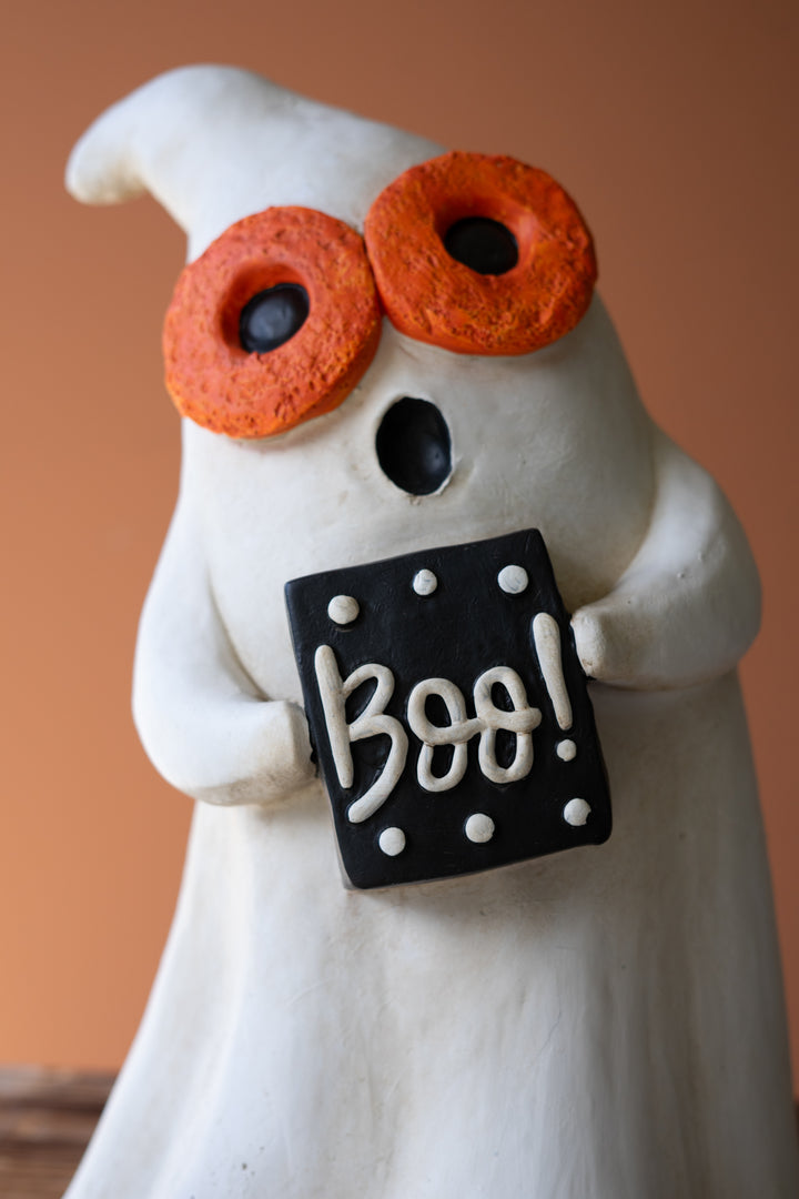 Set of 2 Resin Halloween Ghosts