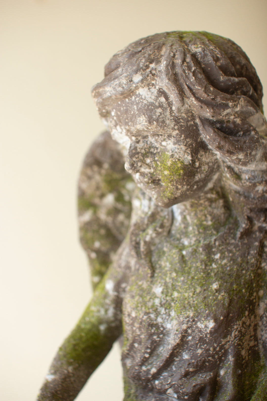 Faux Concrete Garden Angel