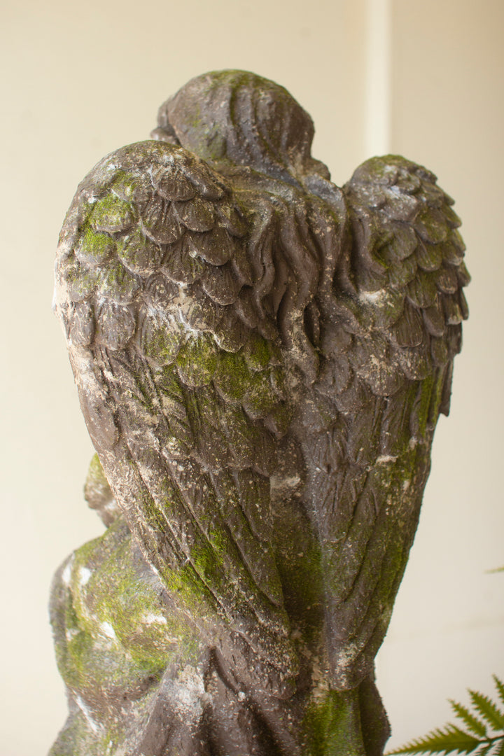 Faux Concrete Garden Angel
