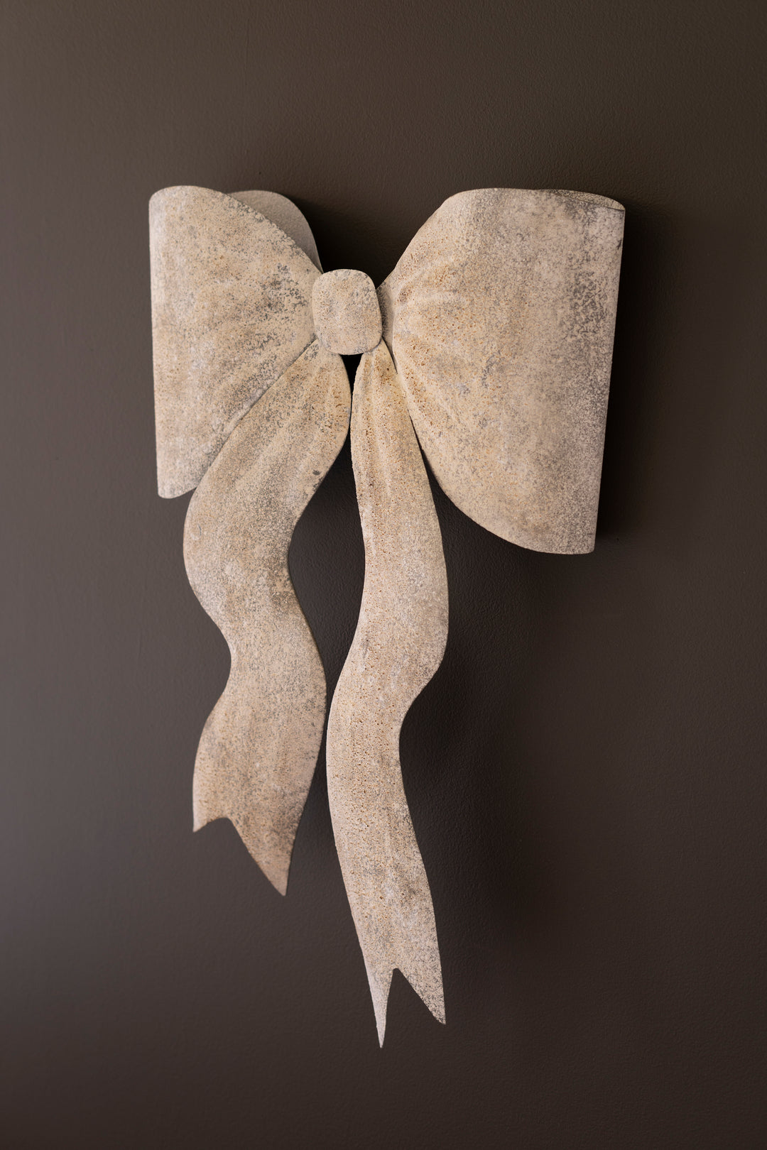 Rustic Metal Christmas Bow Door Hanger