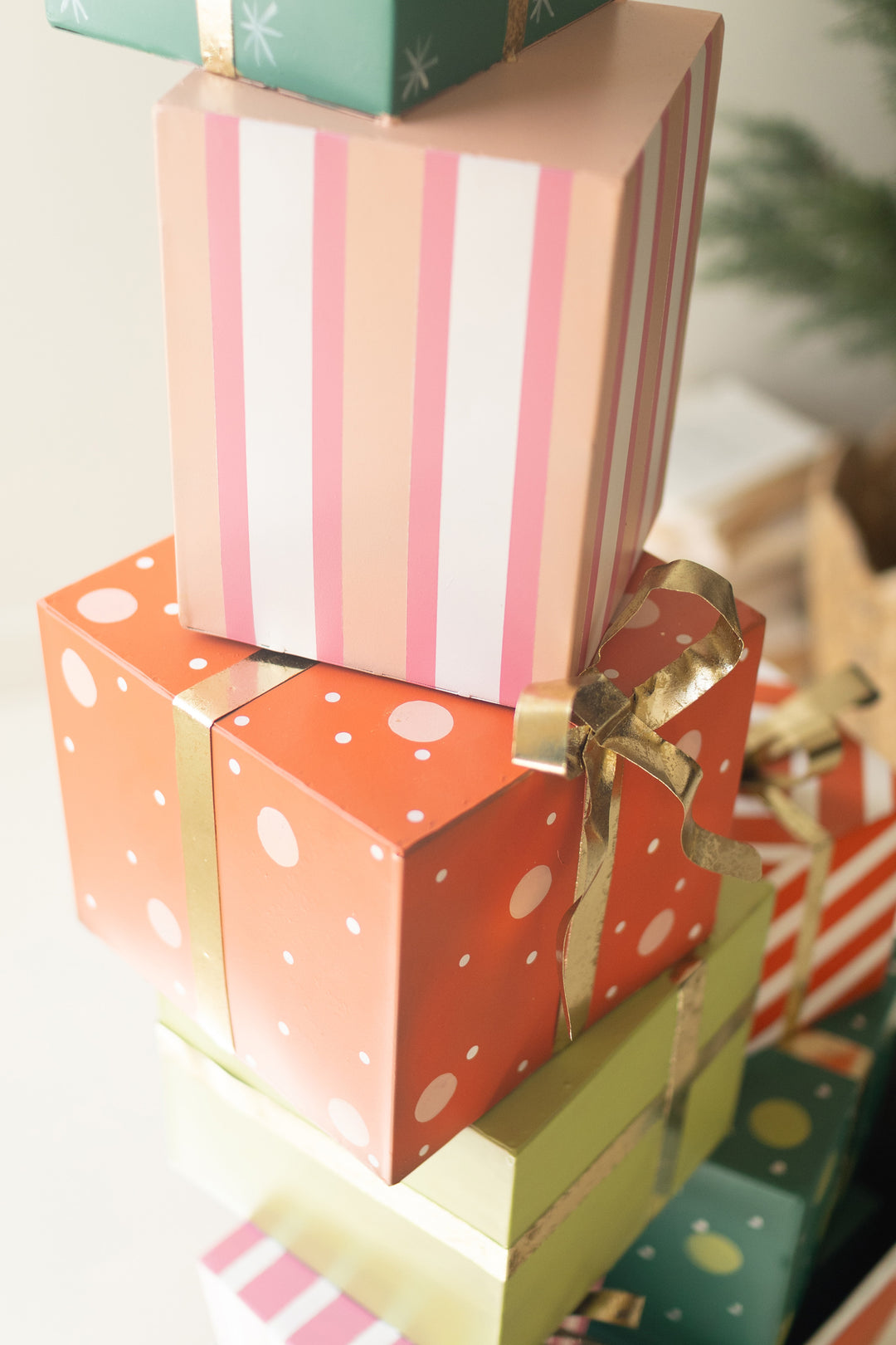 Giant Painted Metal Christmas Sleigh with Presents