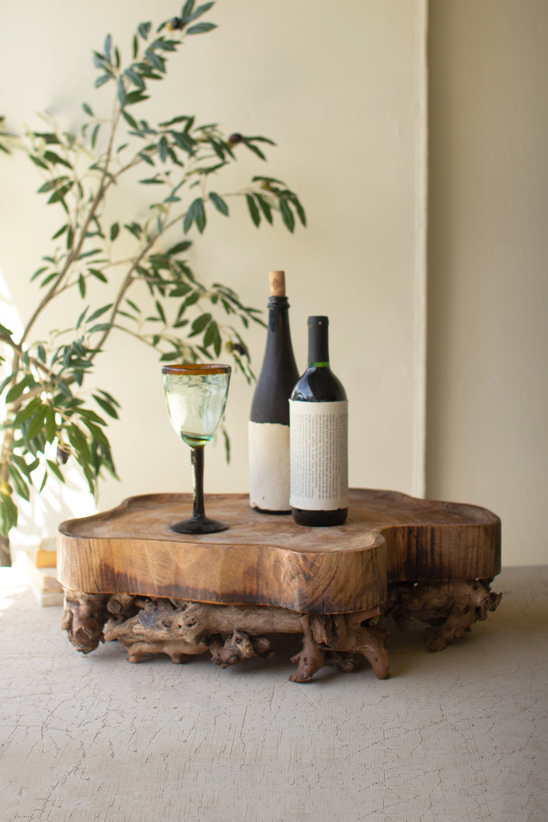 Mulberry Root and Willow Wood Serving Tray