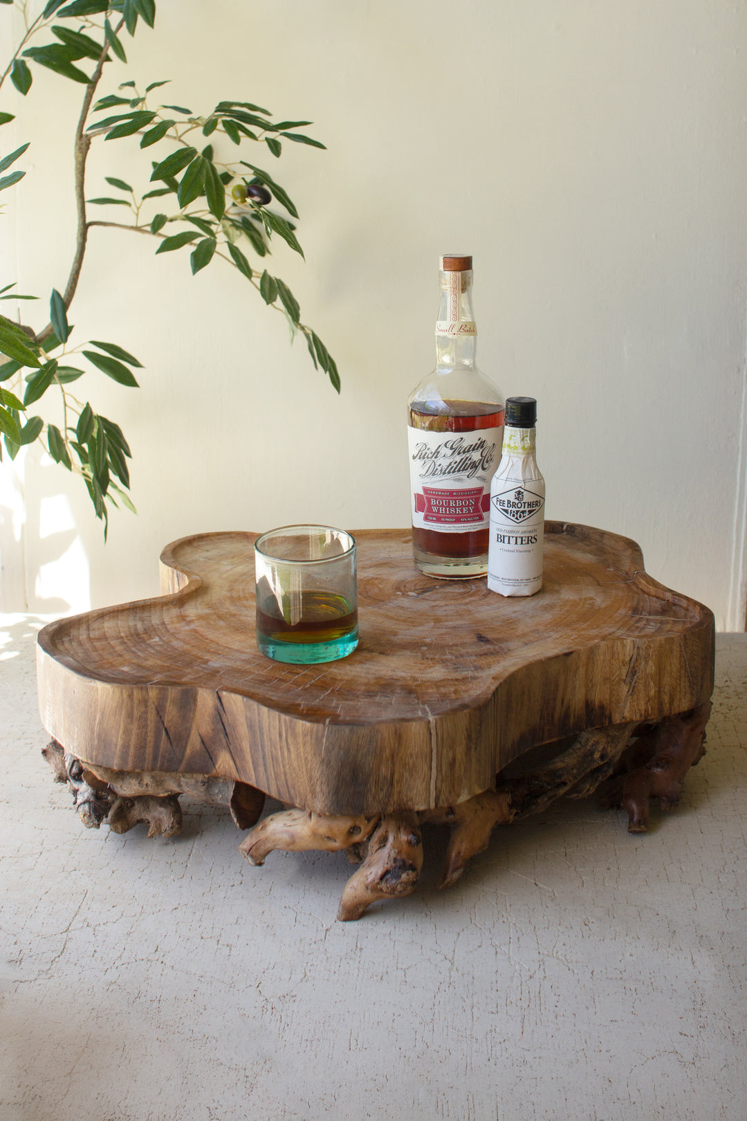 Mulberry Root and Willow Wood Serving Tray