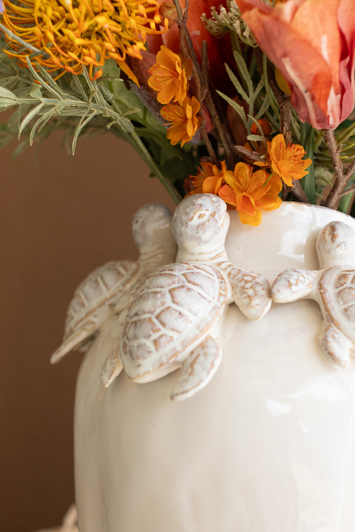 Ceramic Turtles Vase