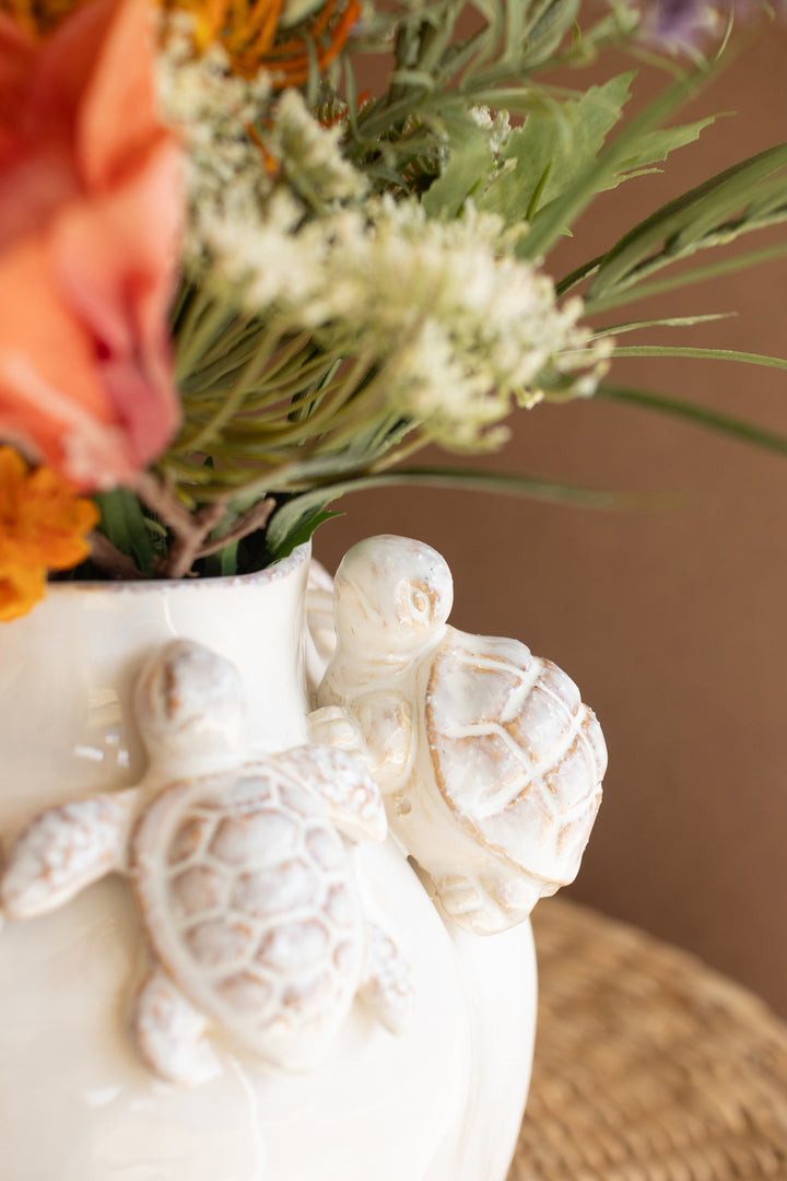 Ceramic Turtles Vase