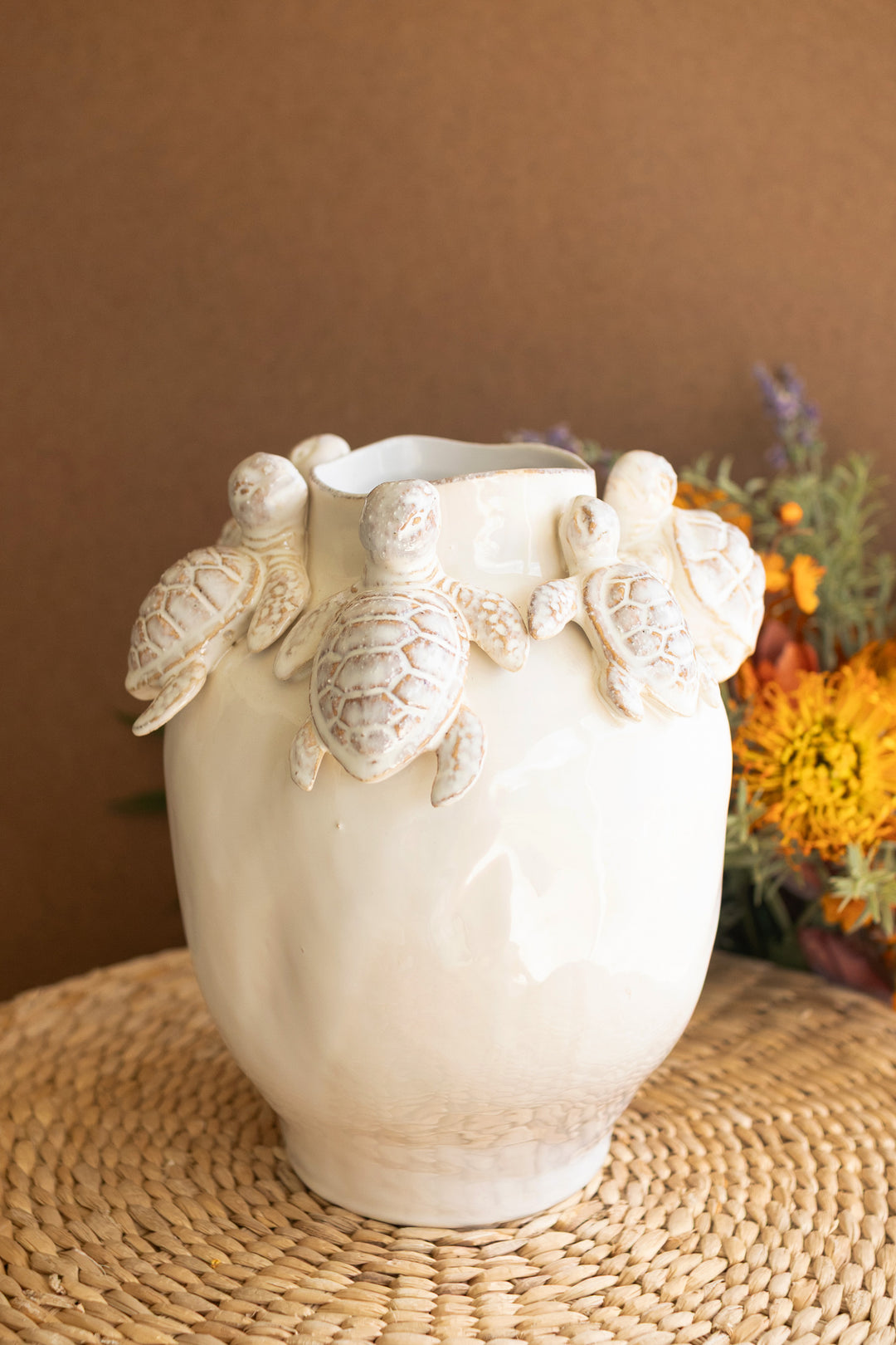 Ceramic Turtles Vase
