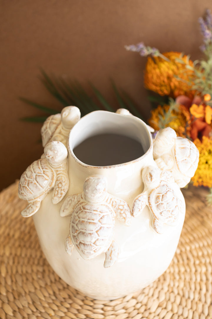 Ceramic Turtles Vase