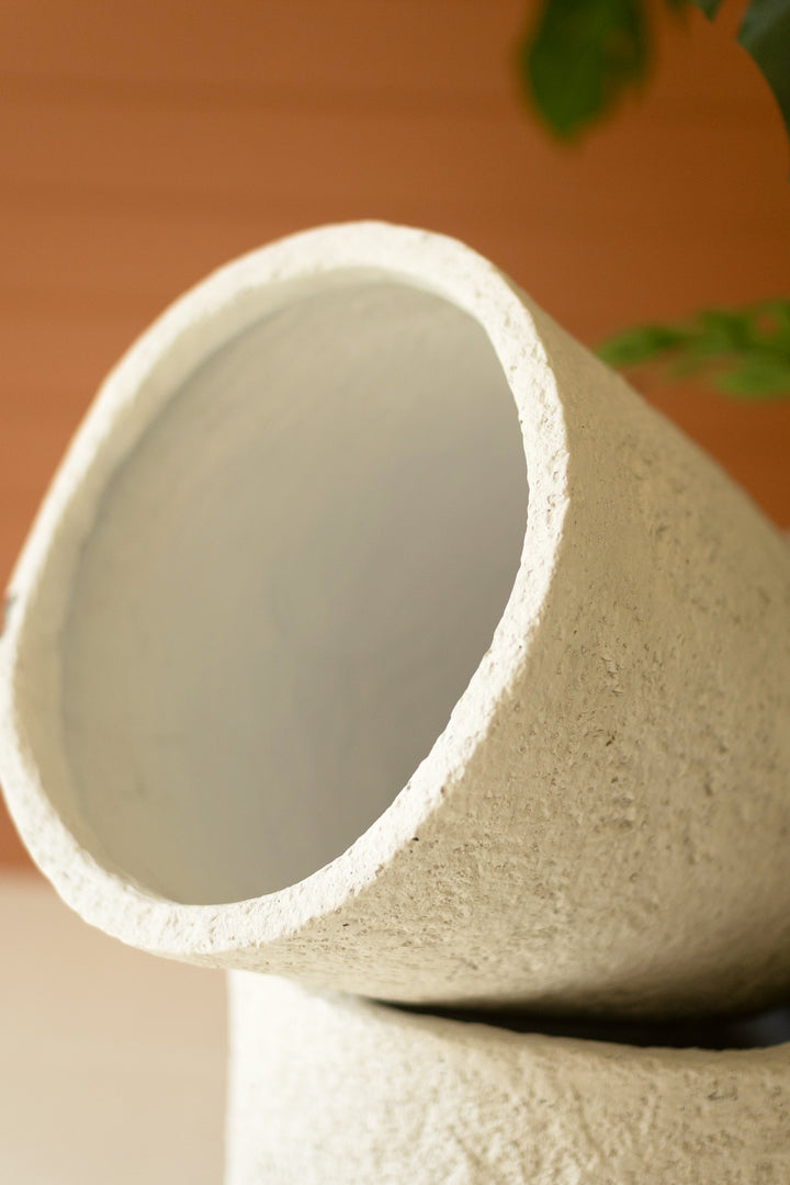 Set of 3 Stone Composite Planters