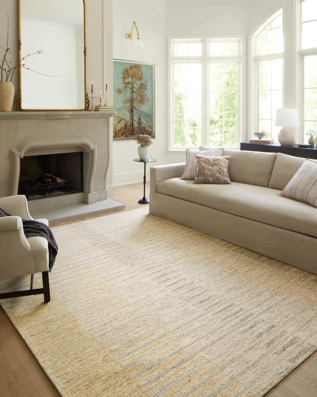 Chris Loves Julia x Loloi Dove / Santa Fe Accent Rug (CHR-01)