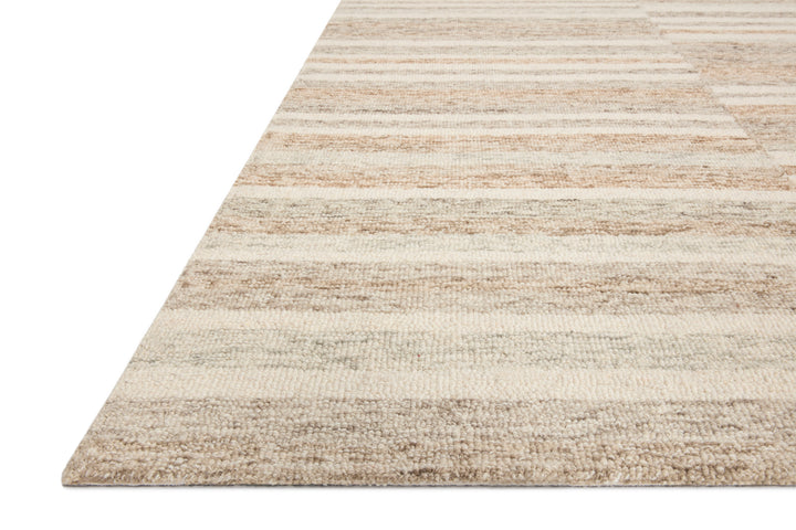 Chris Loves Julia x LoloiChris Ivory / Clay Accent Rug (CHR-03)