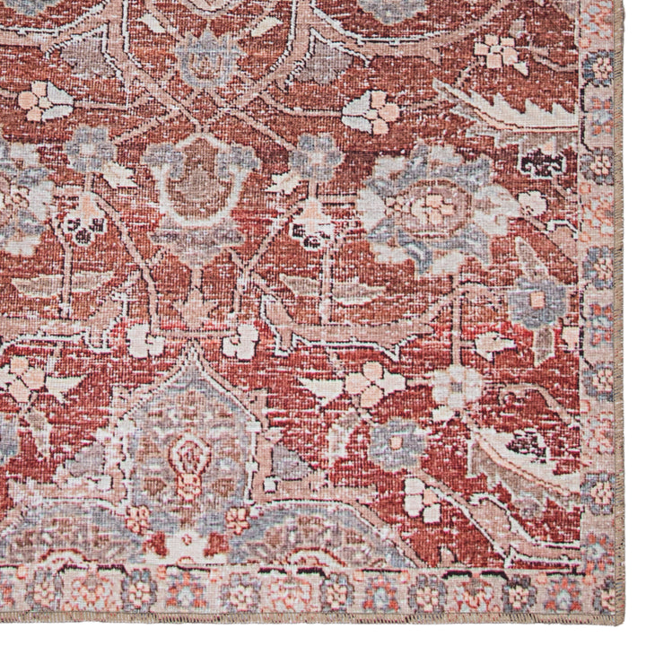 Jaipur Living Aden Indoor/ Outdoor Oriental Red/ Gray Area Rug (CHATEAU - CHT02)