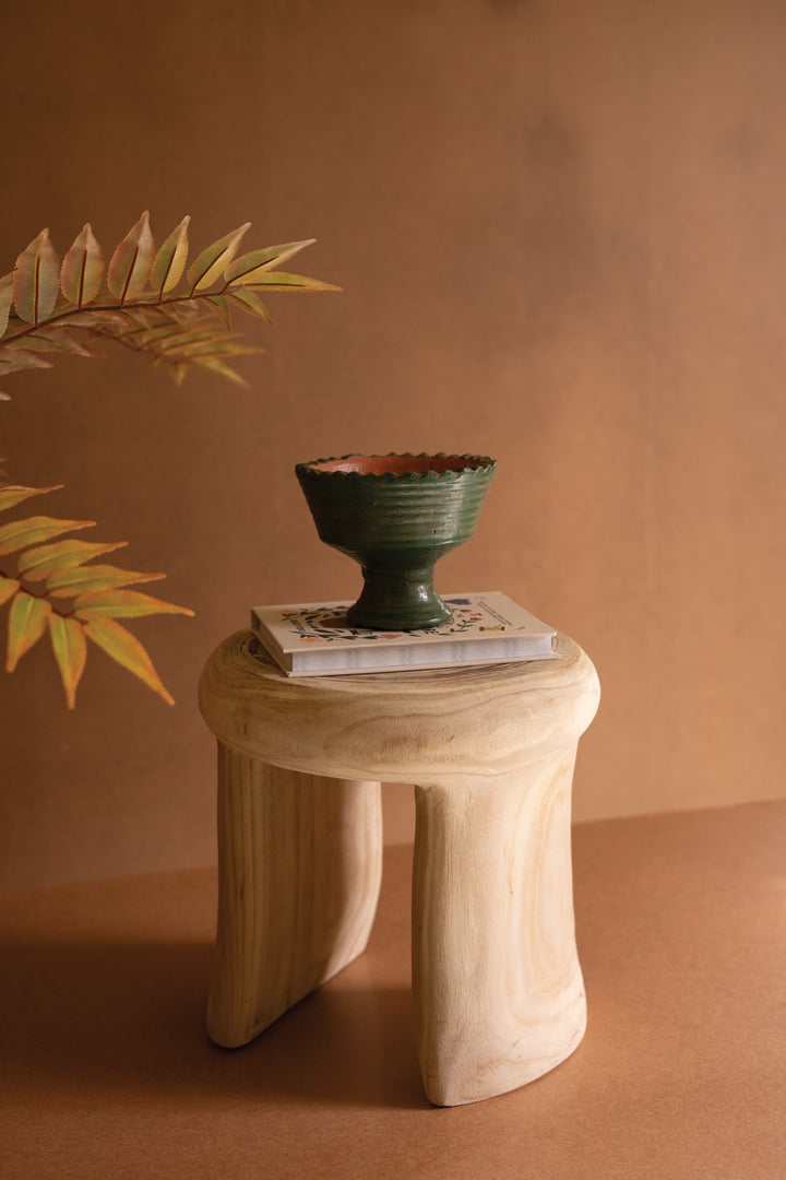 Carved Wood Stool