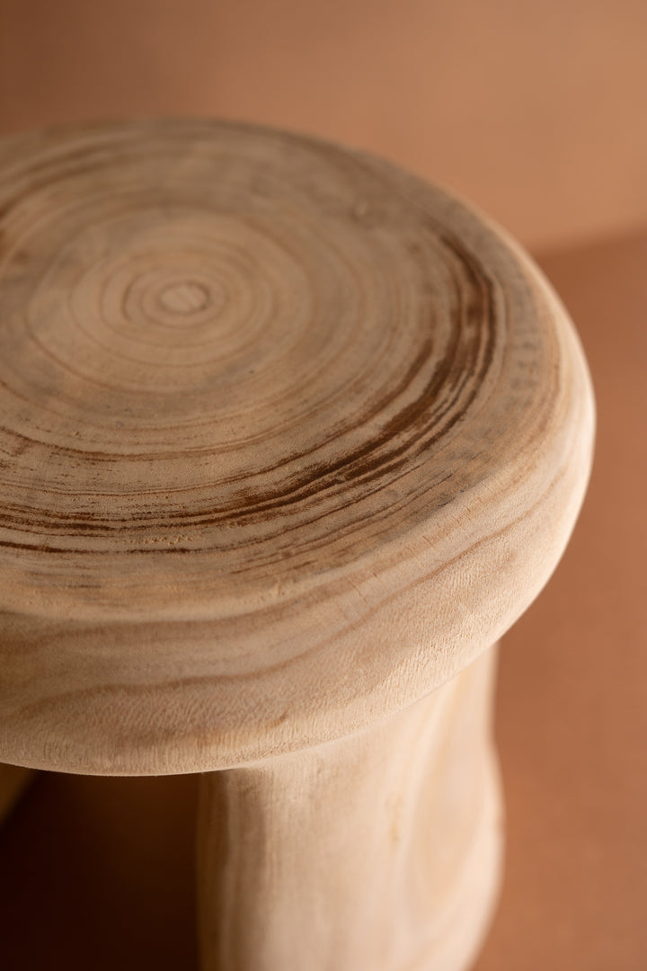 Carved Wood Stool