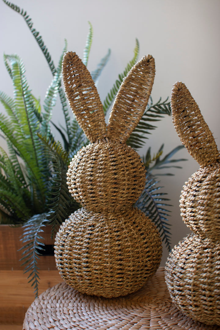 Set of 3 Woven Vine Easter Rabbits
