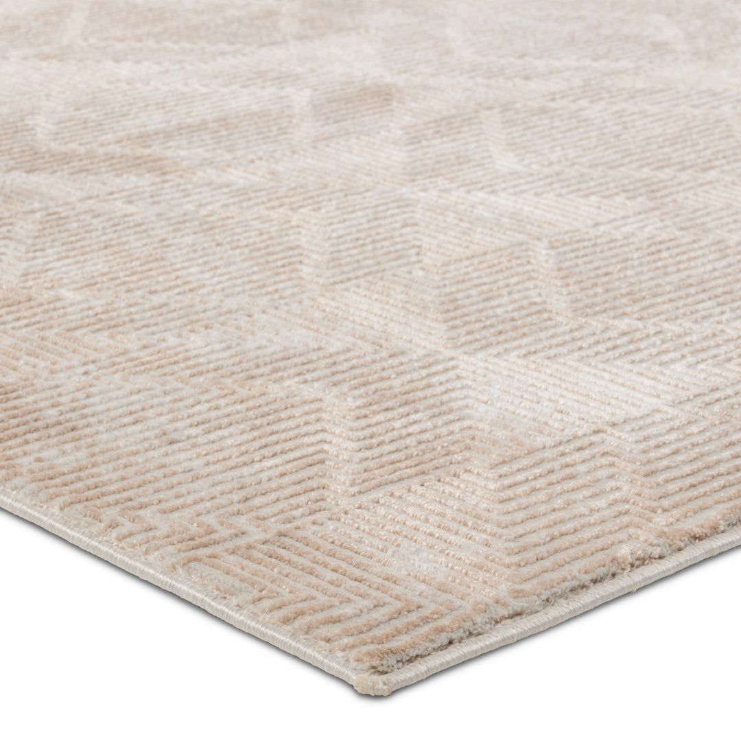 Jaipur Living Ottavia Geometric Light Gray/Beige Area Rug (CIRQUE - CIQ49)