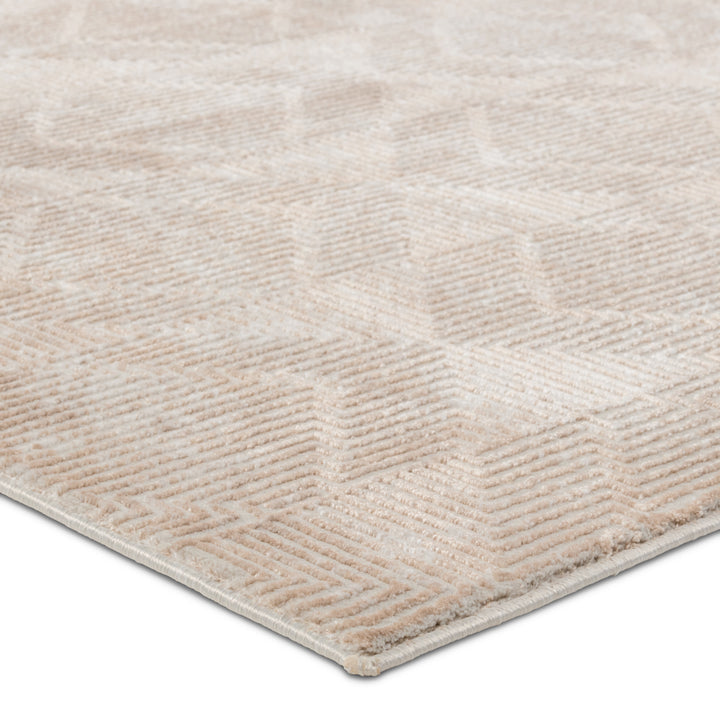Jaipur Living Ottavia Geometric Light Gray/Beige Area Rug (CIRQUE - CIQ49)