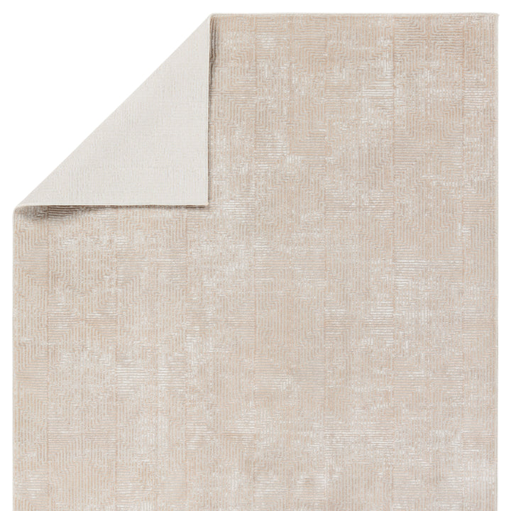 Jaipur Living Ottavia Geometric Light Gray/Beige Area Rug (CIRQUE - CIQ49)