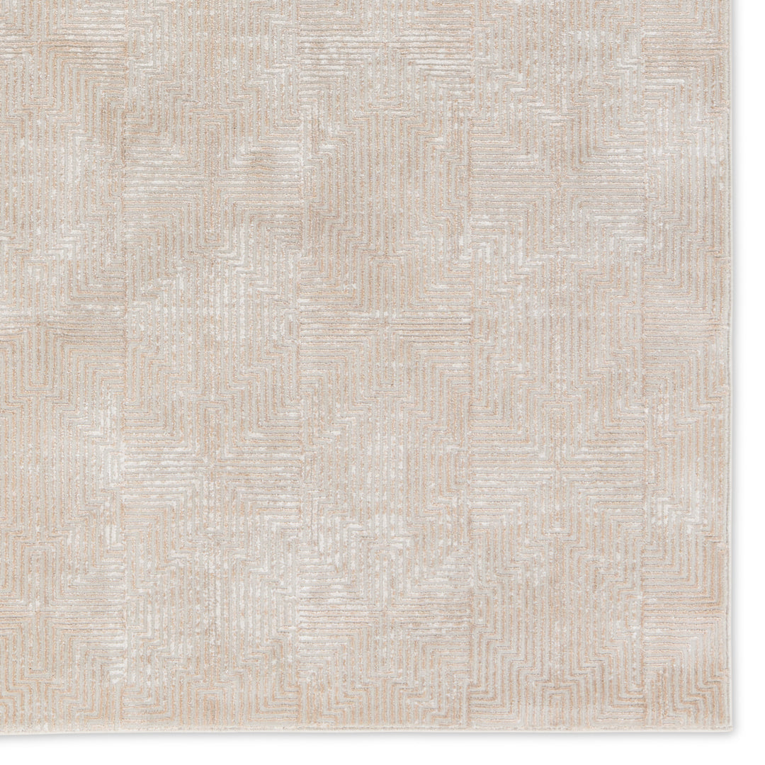 Jaipur Living Ottavia Geometric Light Gray/Beige Area Rug (CIRQUE - CIQ49)