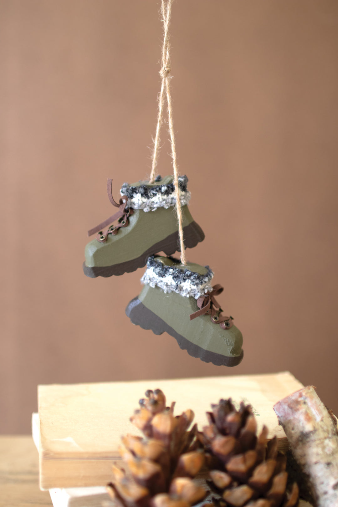 Green Boots Christmas Ornament (Set of Six)