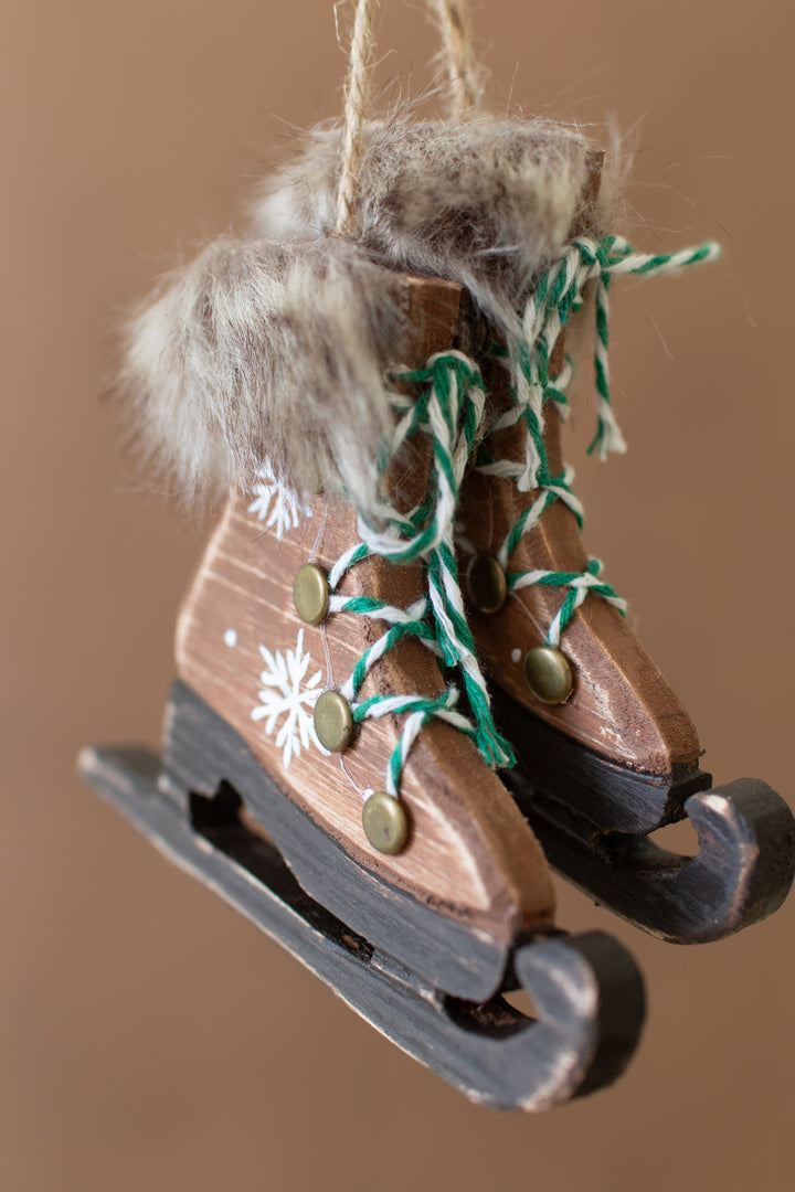 Pair of Skates Christmas Ornament (Set of Six)