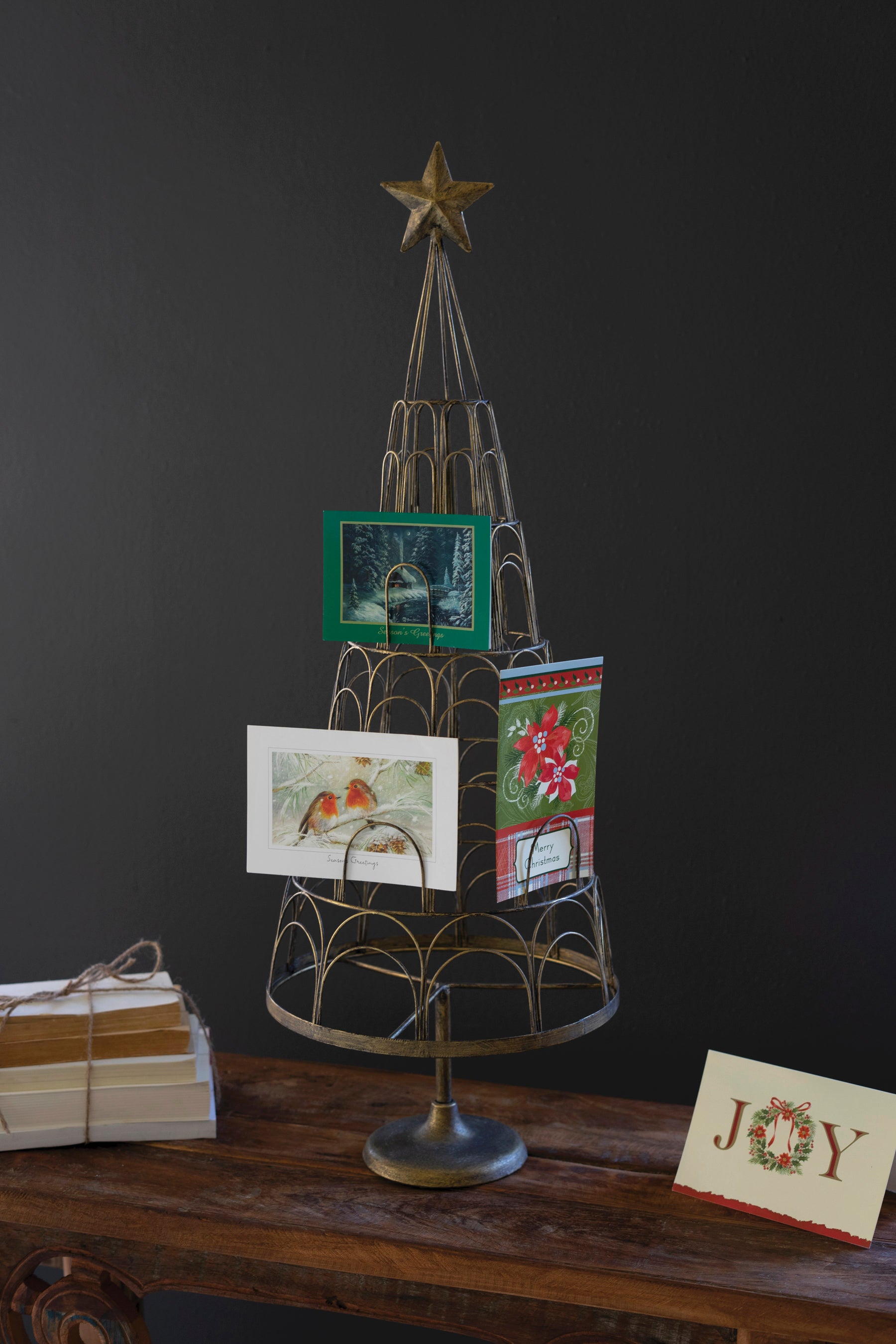 Kalalou Christmas Tree Card Holder - Thumbnail 4