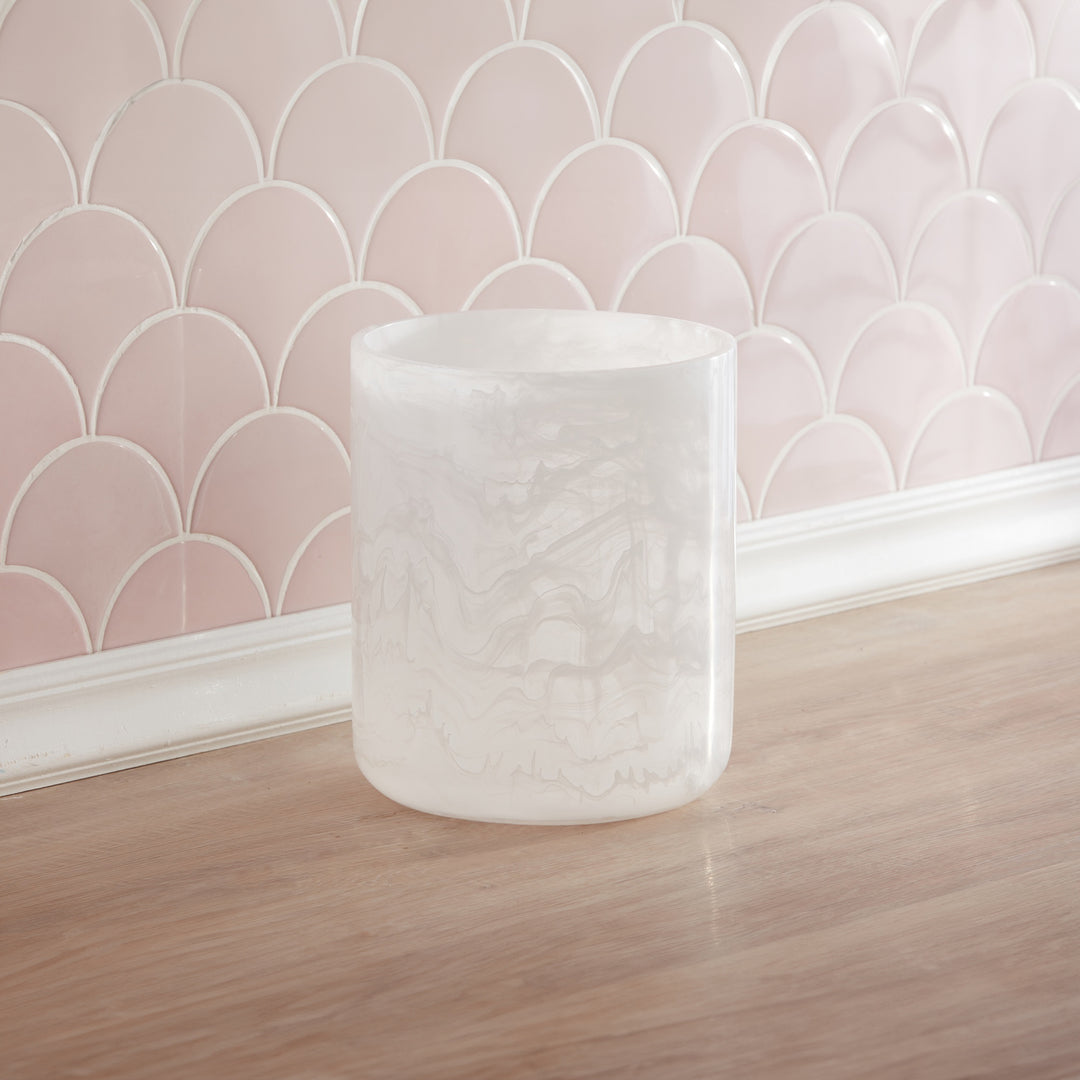 Roselli Trading Clouds White Resin Bathroom Accessories