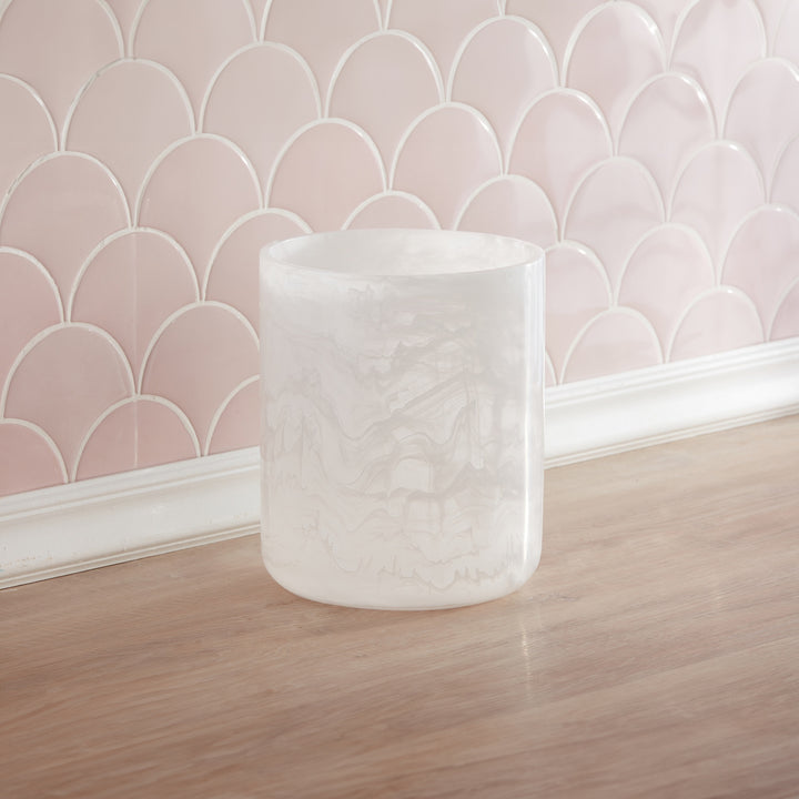 Roselli Trading Clouds White Resin Bathroom Accessories