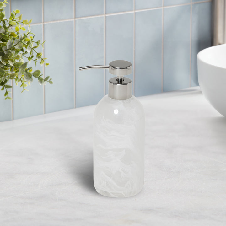 Roselli Trading Clouds White Resin Bathroom Accessories