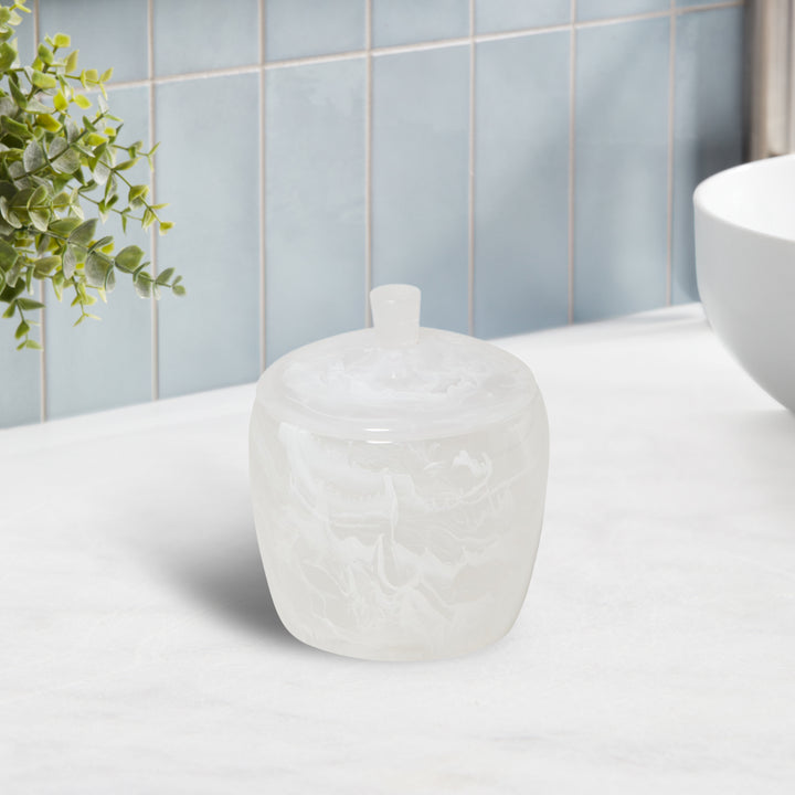 Roselli Trading Clouds White Resin Bathroom Accessories