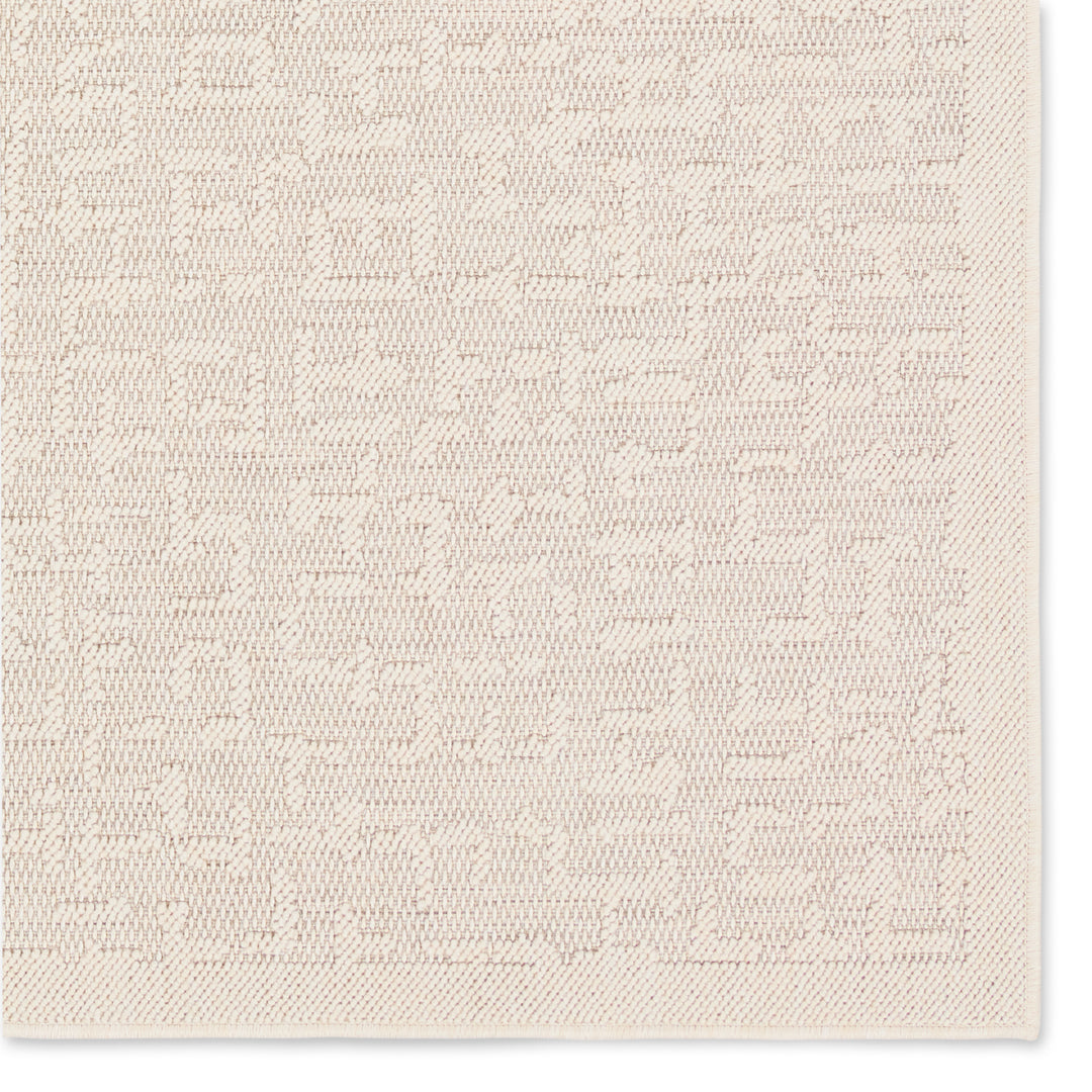 Vibe by Jaipur Living Axiom Indoor/Outdoor Abstract Cream Area Rug (CONTINUUM - CNT01)