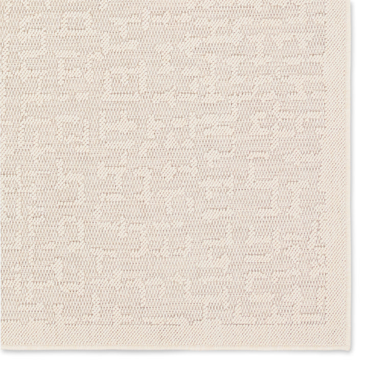 Vibe by Jaipur Living Axiom Indoor/Outdoor Abstract Cream Area Rug (CONTINUUM - CNT01)