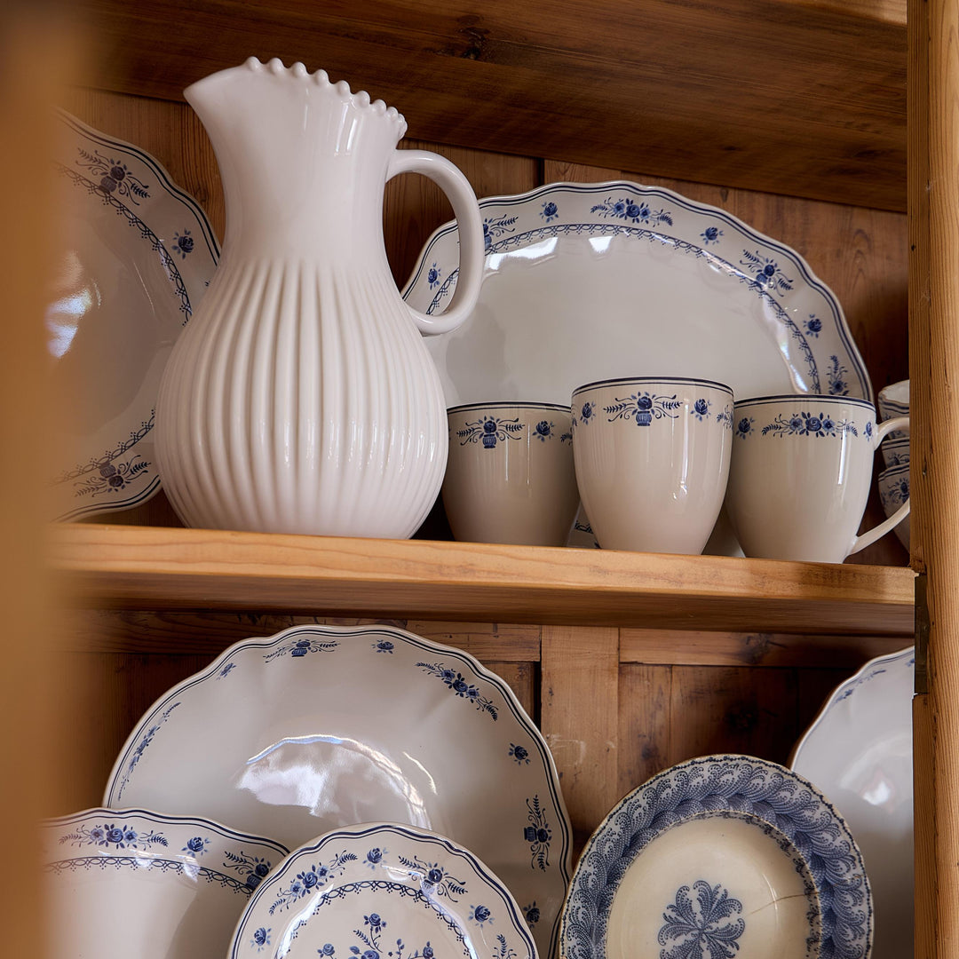 Costa Nova Vila Fine Stoneware Dinnerware (Beige-Blue)