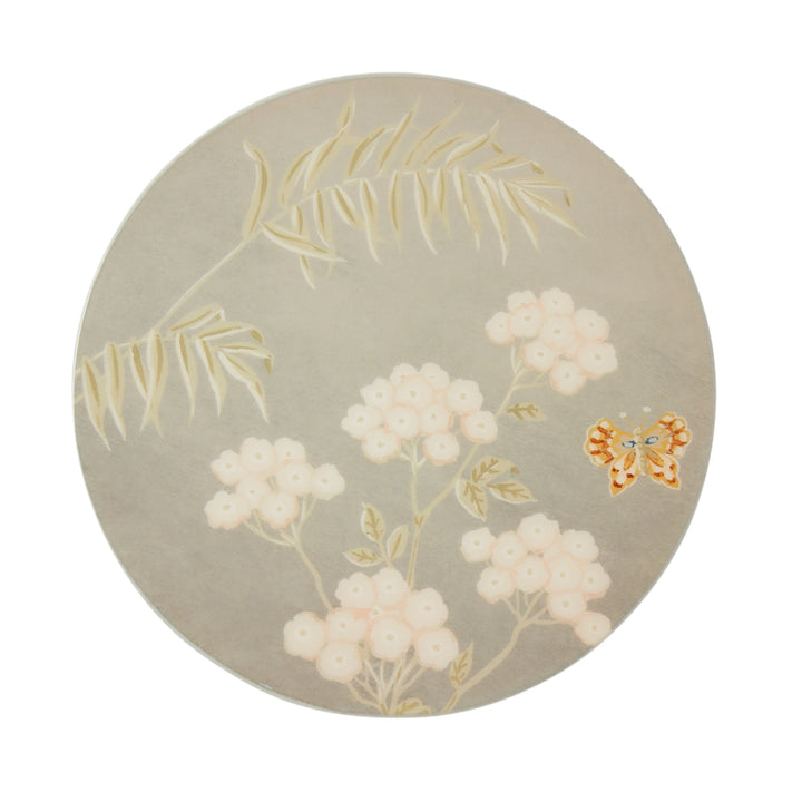 Addison Ross Grey Chinoiserie Coasters Set of 4