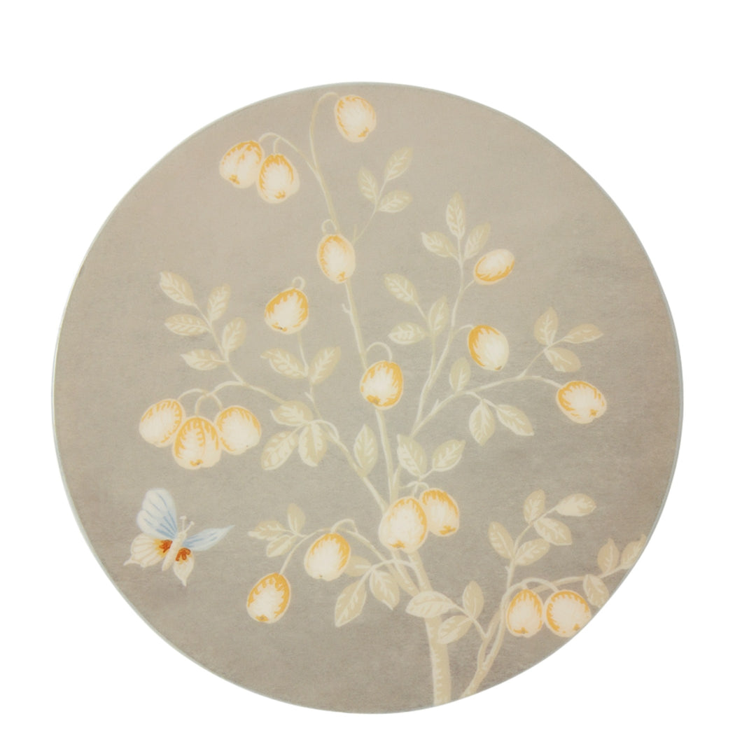 Addison Ross Grey Chinoiserie Coasters Set of 4